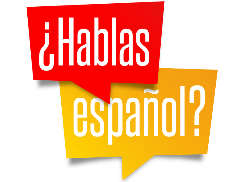 Image that reads do you speak spanish? in spanish | Spanish for all
